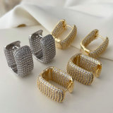 Pave zircon full u hoop