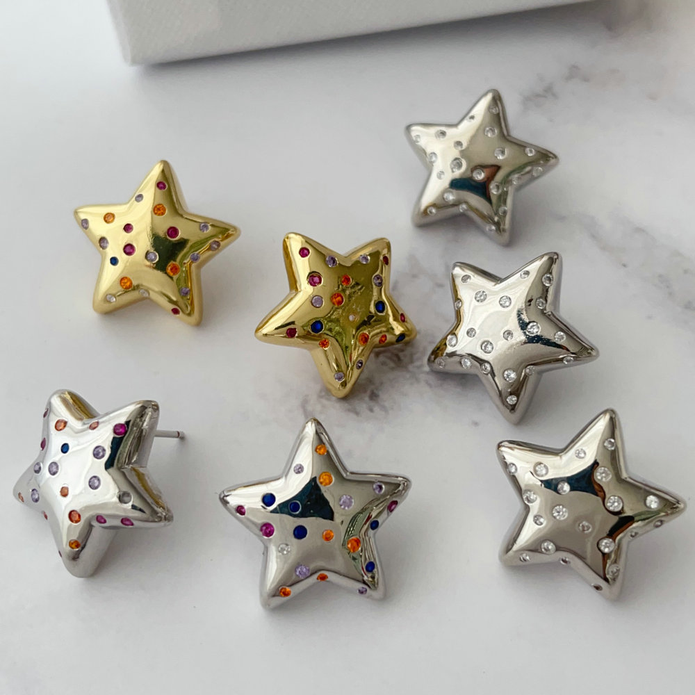 Star earrings