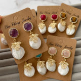 Fresh water pearl earrings