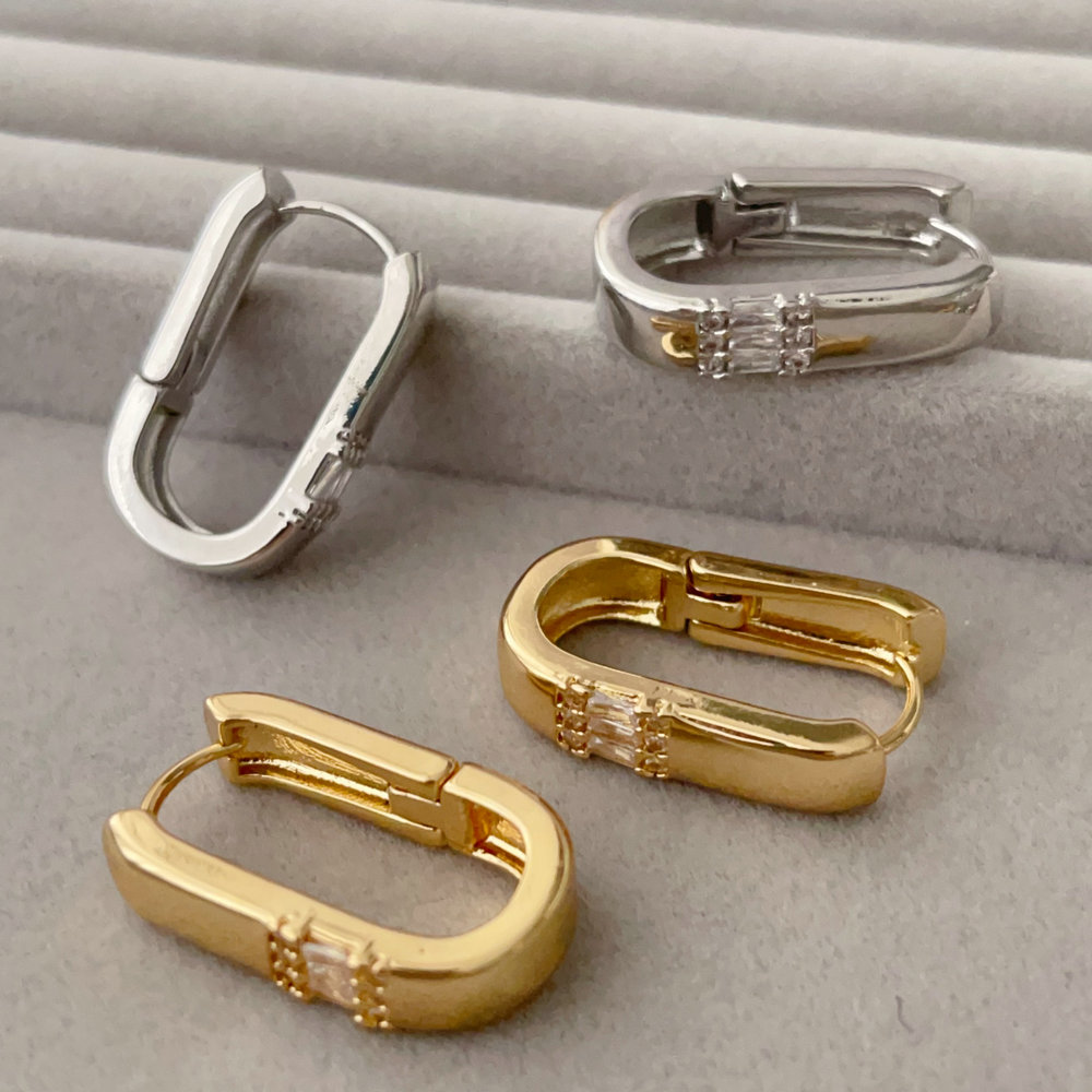 Square earrings