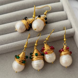 Fresh water pearl earrings