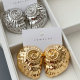 Chunky shell earrings