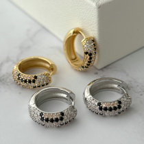 Leopard print earrings