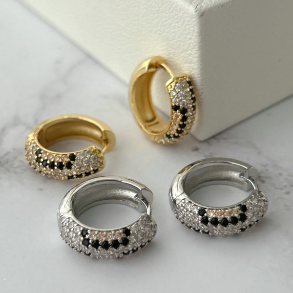 Leopard print earrings