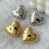 Chunky heart earrings