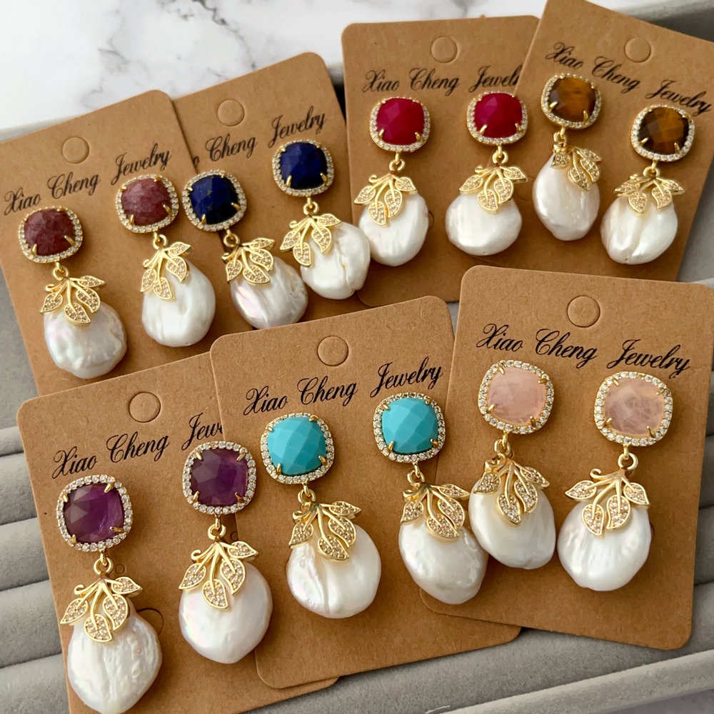 Fresh water pearl earrings
