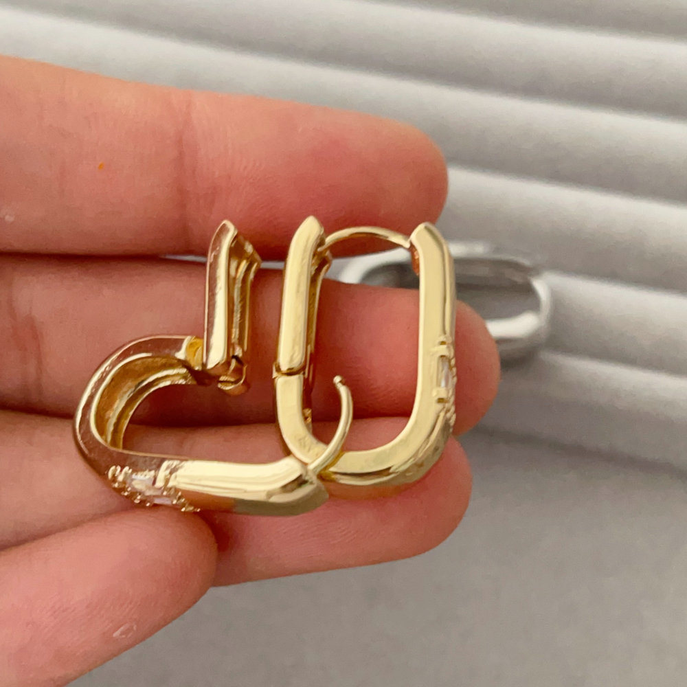 Square earrings