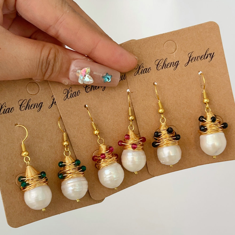 Fresh water pearl earrings