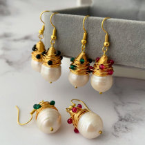 Fresh water pearl earrings