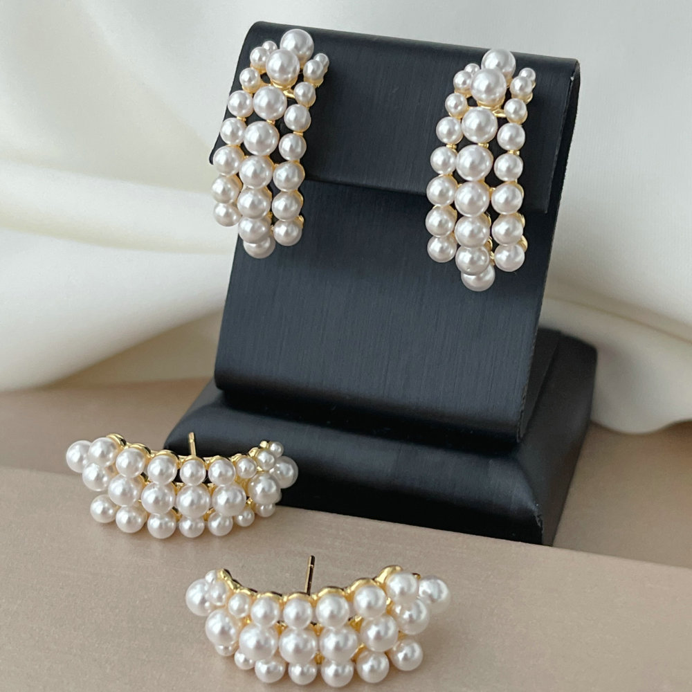 Pearl earrings