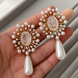 Pearl Fireworks earrings