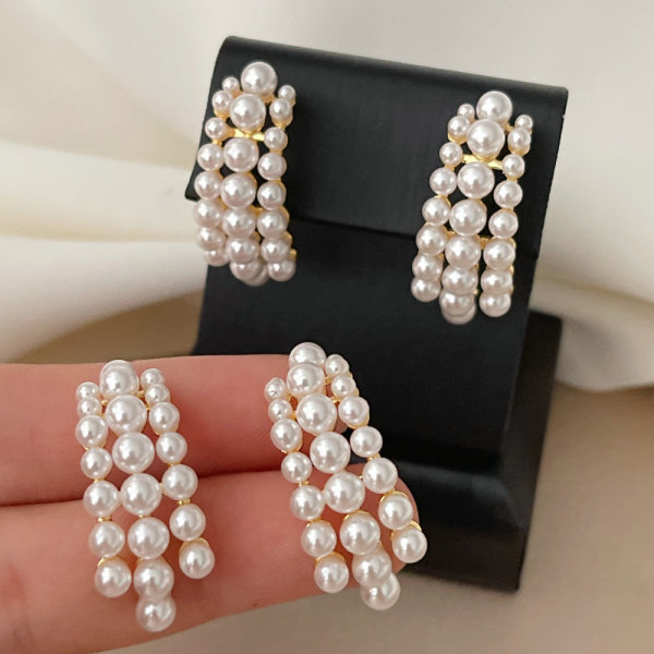 Pearl earrings