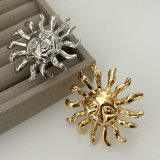 Sun shape ring