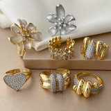 Fashion flower ring