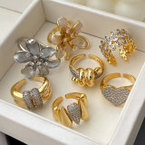 Fashion flower ring