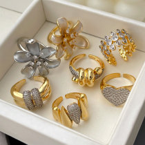 Fashion flower ring