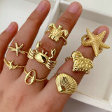 Simple star fish sea ring