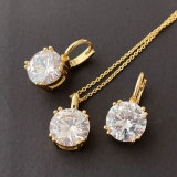 Pave zircon set square jewelry