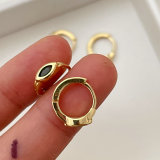 Zircon green zircon hoop