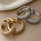 Pave zircon hoop
