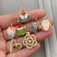 Enamel cute charm