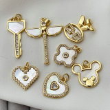 Shell key charm