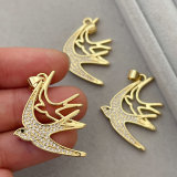 Swallow charm