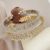 Pave zircon fashion bangle