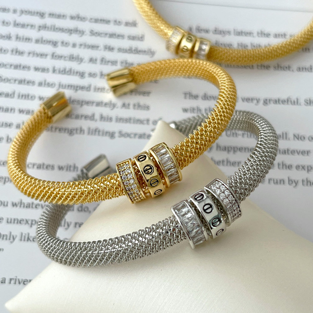 Pave fashion bracelet