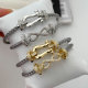 Leather belt bracelet