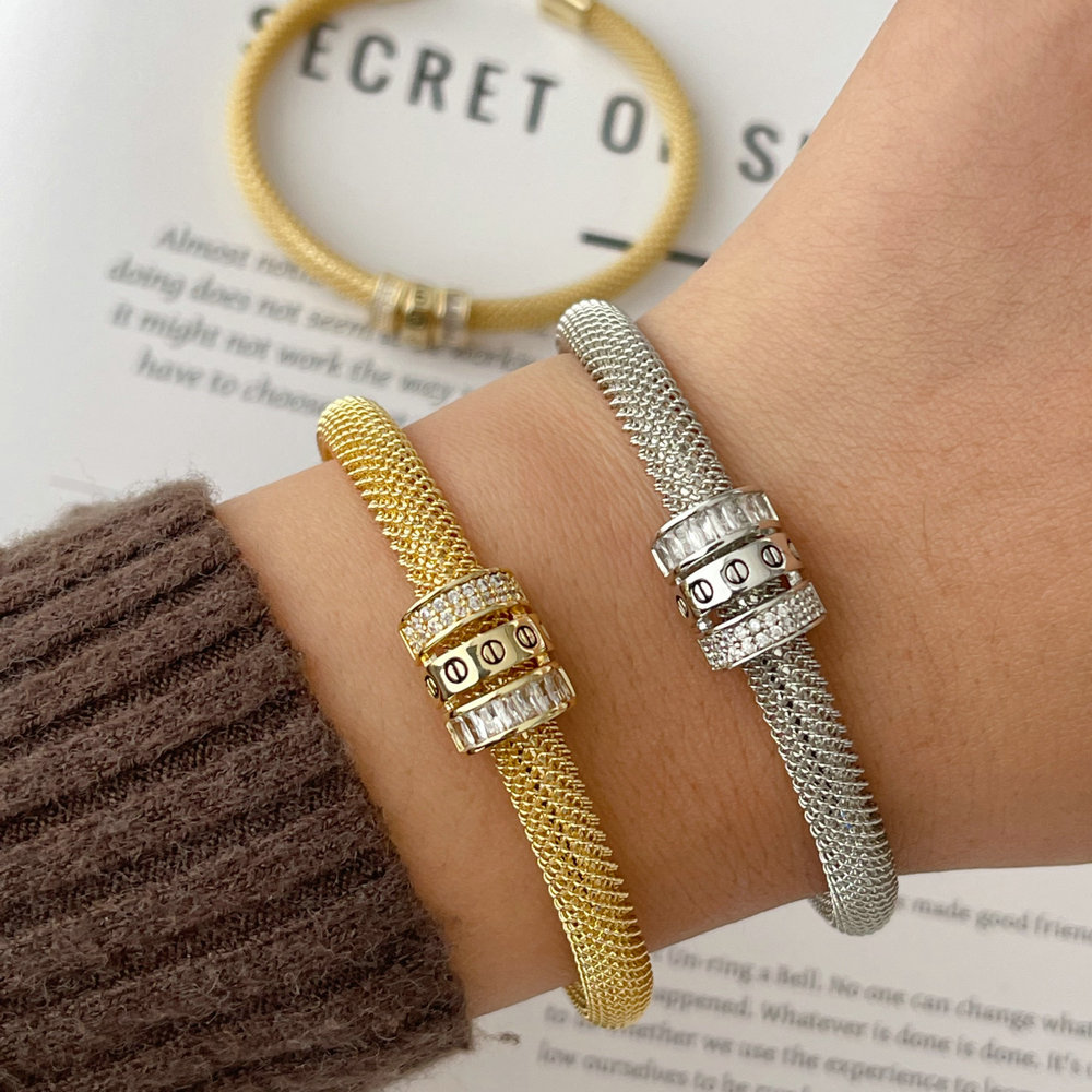 Pave fashion bracelet