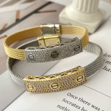 Pave bar bracelet