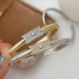 Pave bar bangle