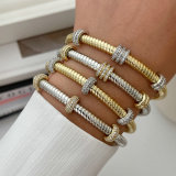 Pave fashion bangle