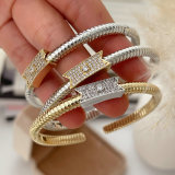 Pave bar bangle