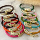 Leather snake bracelet