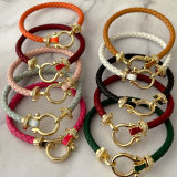 Leather fashion bracelet