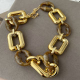 Acrylic cuban chain necklace