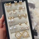 Simple pearl earrings