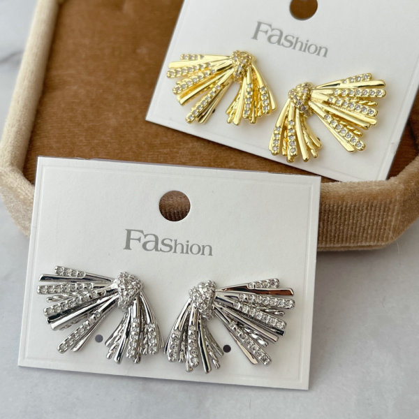 Fashion zircon earrings