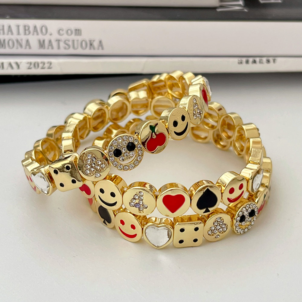Elastic Chery charm bracelet