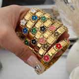 Italian Elastic Clover bracelet