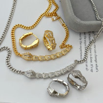 Pave snake set jewelry