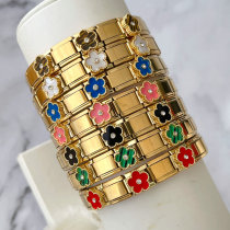 Italian Elastic Clover bracelet