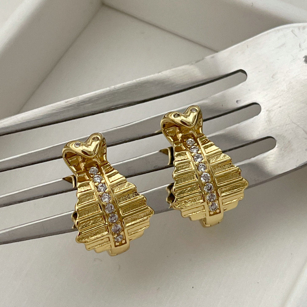 Snake earrings