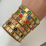 Italian Elastic Clover bracelet