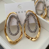 Two tone earrings