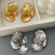 Metal butterfly earrings