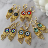 Hand eye earrings