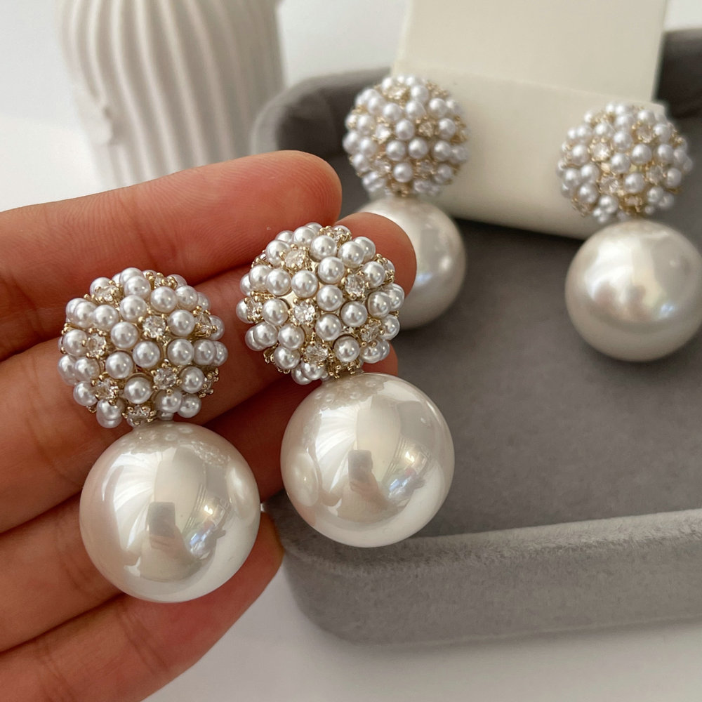 Pearl earrings